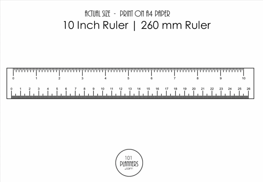 Millimeter Ruler Actual Size Printable Printable And Enjoyable Learning