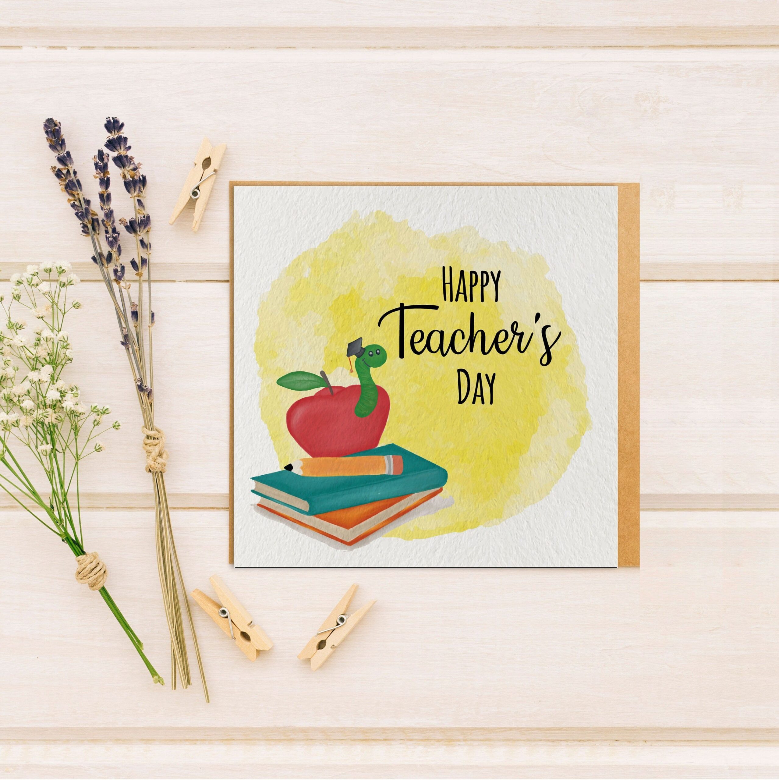 Printable Happy Teachers Day Card Grandparentsdayhome