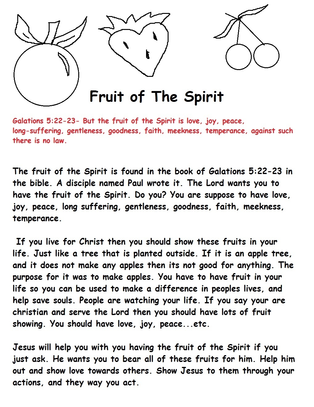 Printable International Sunday School Lessons