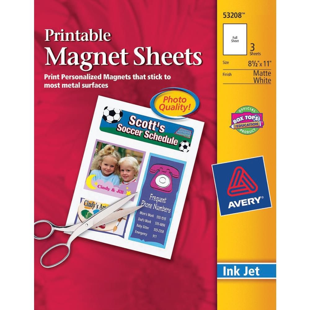 Printable Magnet Sheets Cricut