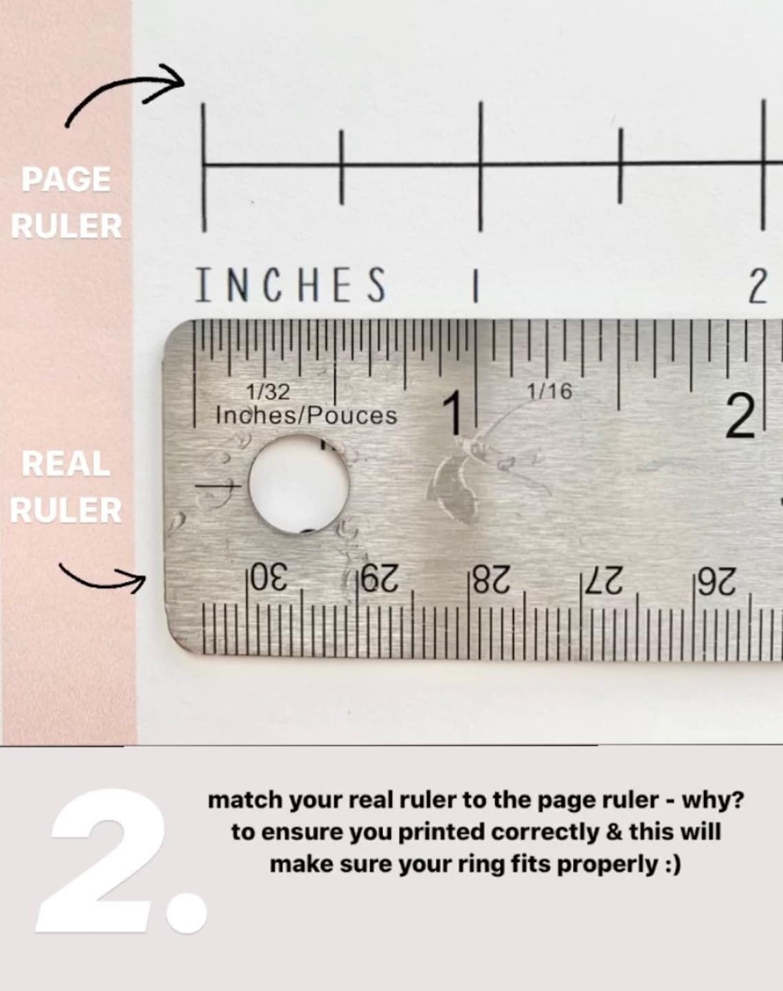 Ring Size Printable Ruler