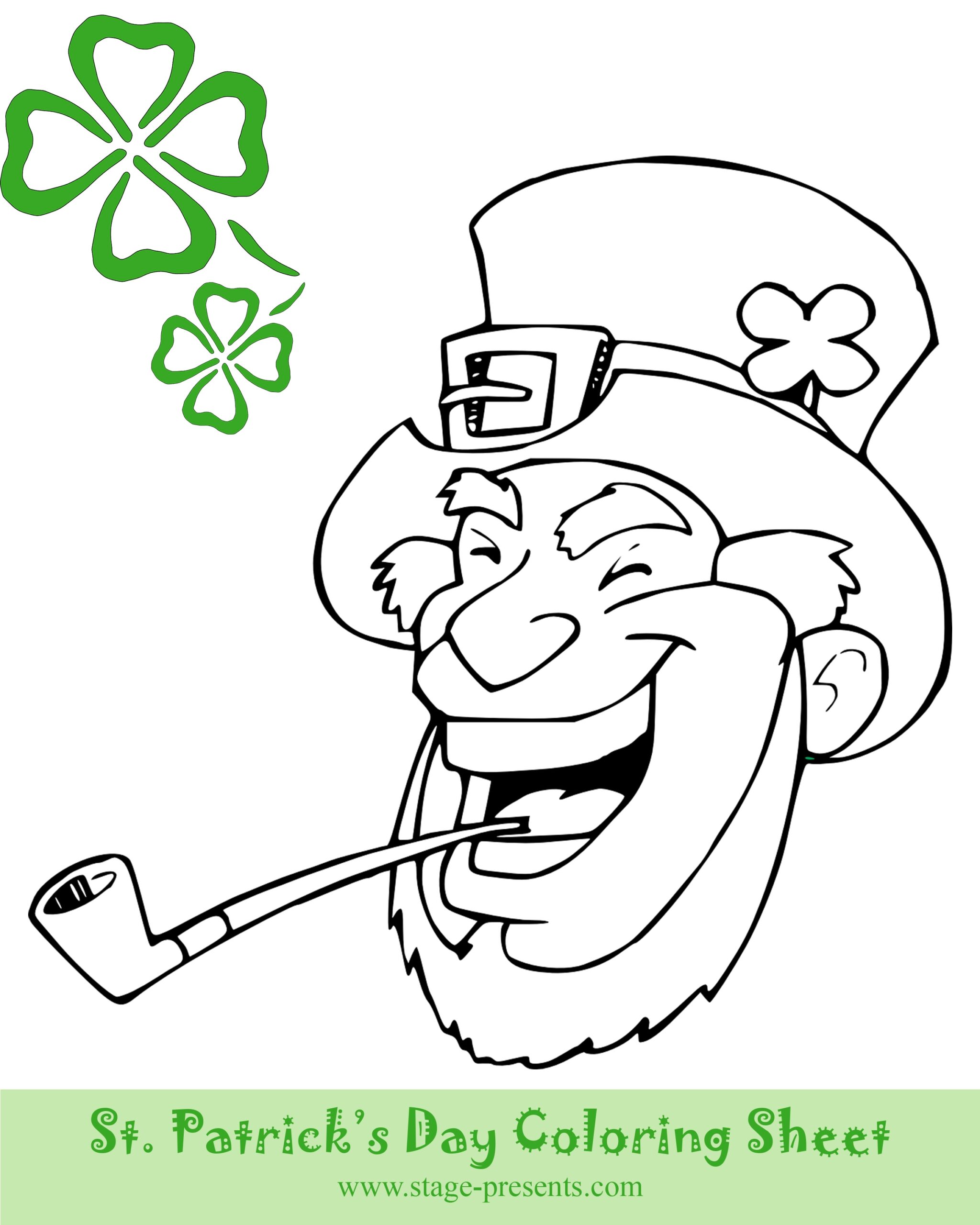 Saint Patricks Day Coloring Pages Printable
