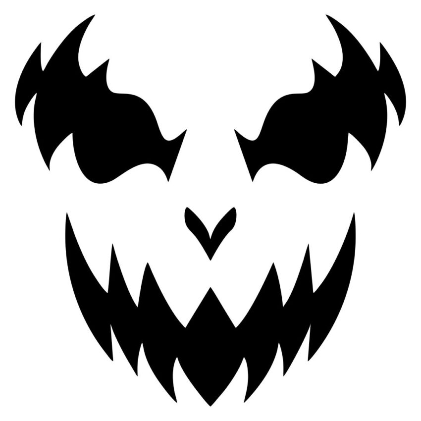 Scary Halloween Faces 15 Free PDF Printables Printablee