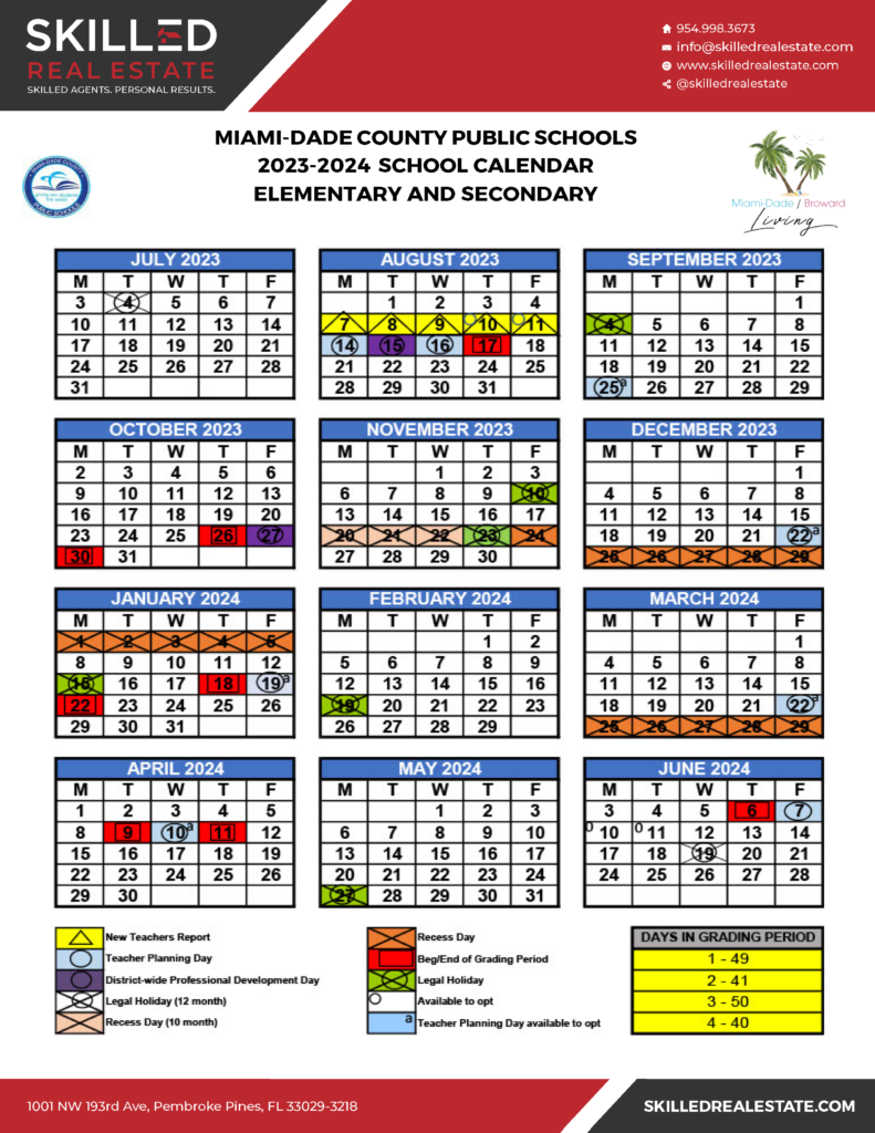 Printable School Calendar 2024-25
