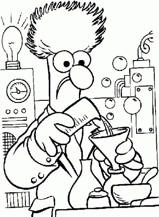 Science Experiment Coloring Pages At GetColorings Free Printable 