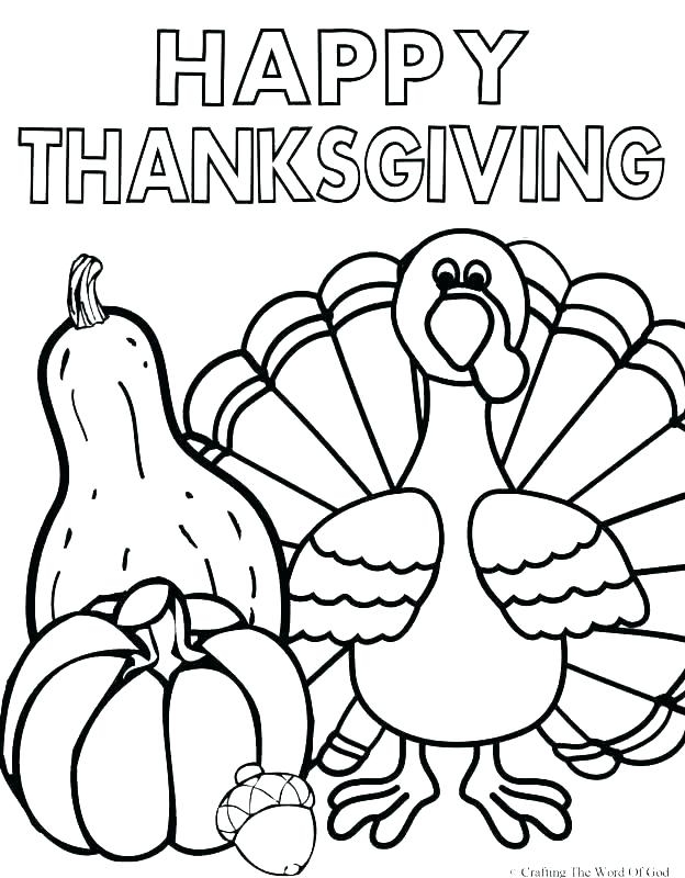 Thanksgiving Coloring Pages Pdf At GetColorings Free Printable 